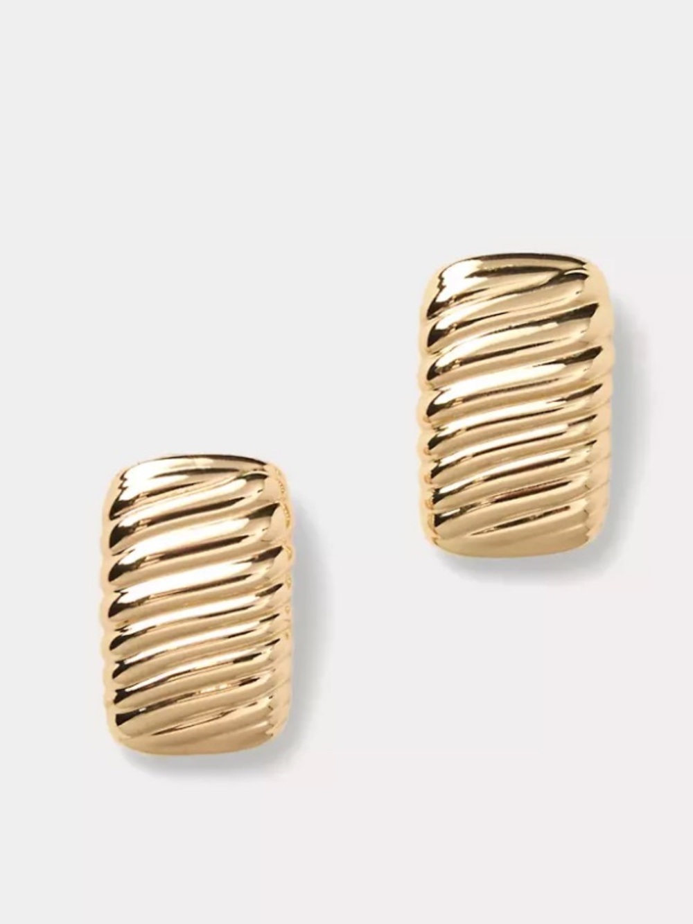 NWT Lilly Pulitzer Viney Liney Earrings in Gold Metallic